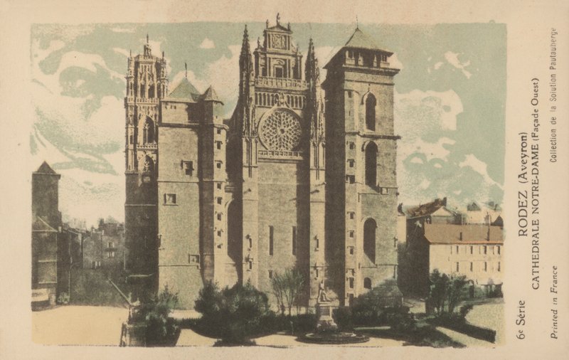 Rodez, Aveyron, Kathedraal Notre-Dame door French Photographer