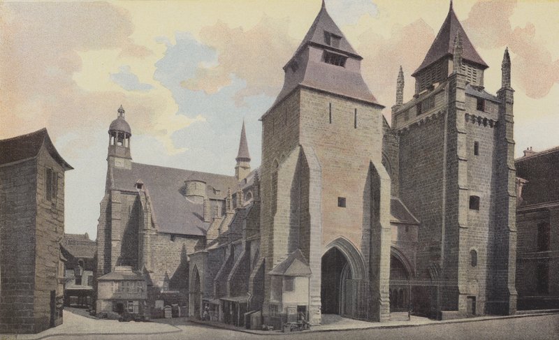 Saint-Brieuc, Kathedraal, Ensemble NW door French Photographer