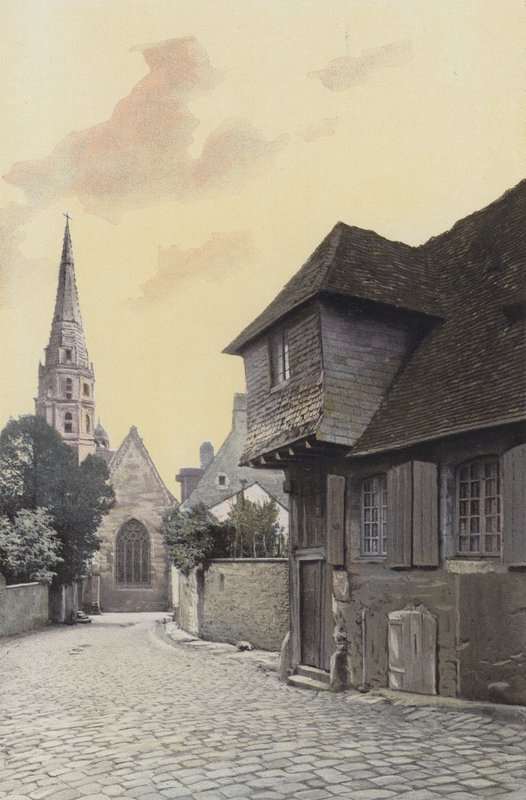 Saint-Calais, Oud huis door French Photographer