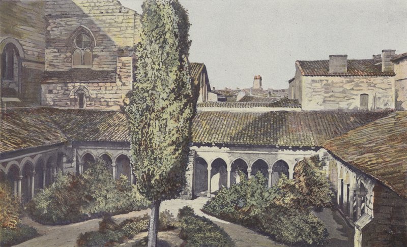 Saint-Émilion, Klooster van de collegiale kerk, geheel door French Photographer