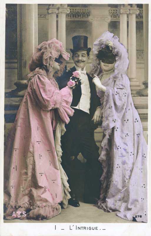 Het gemaskerde bal door French Photographer