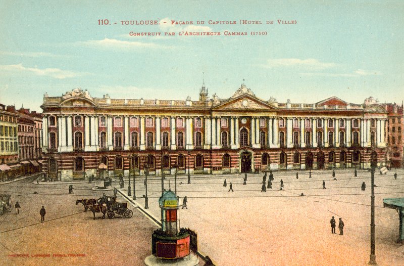 Toulouse, Capitool, Stadhuis door French Photographer