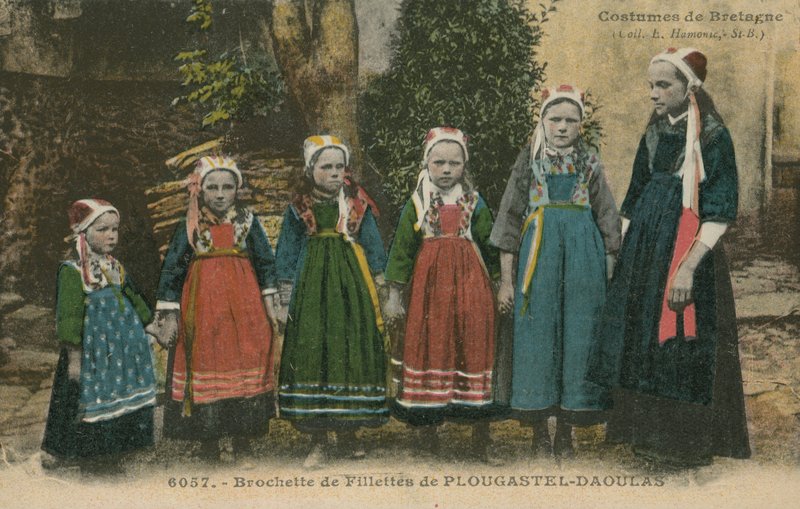 Traditionele Bretonse kleding door French Photographer