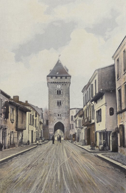 Villeneuve-sur-Lot, Pujols-poort door French Photographer