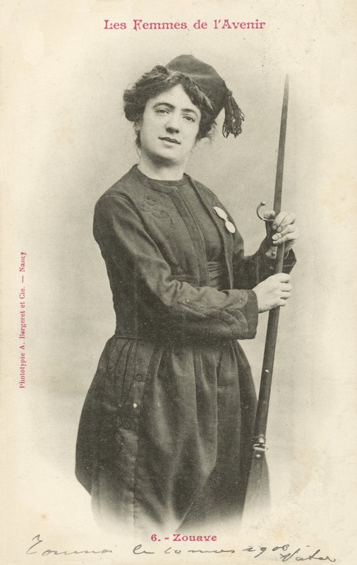 Zouave, Vrouw van de Toekomst door French Photographer