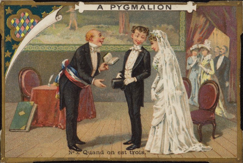 Een Pygmalion door French School