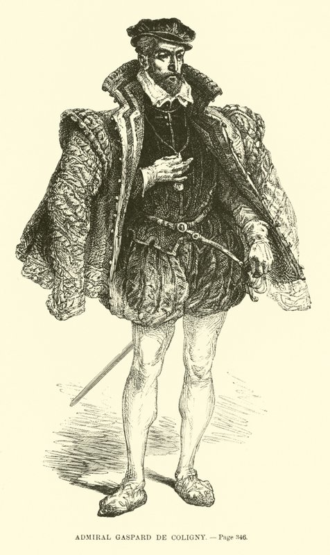 Admiraal Gaspard de Coligny door French School