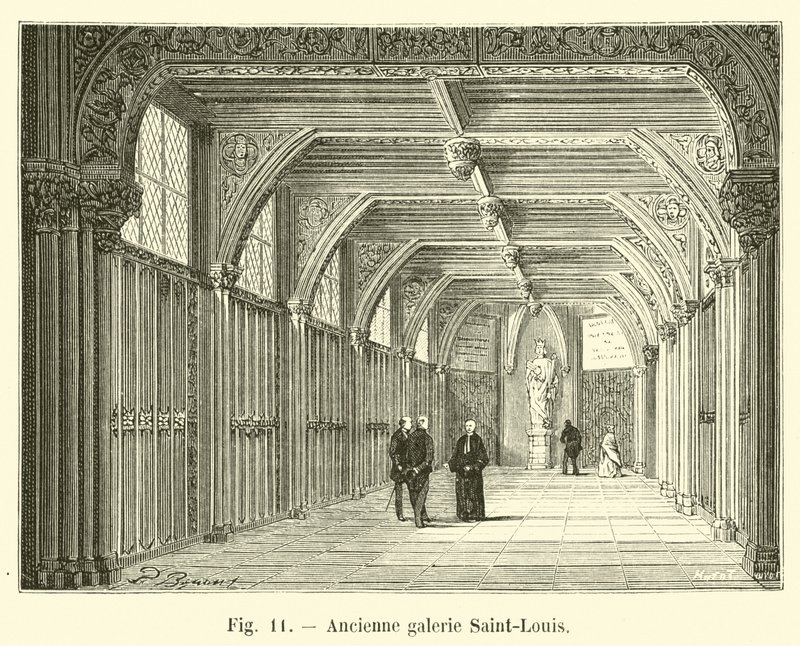 Oude Sint-Louis galerij door French School