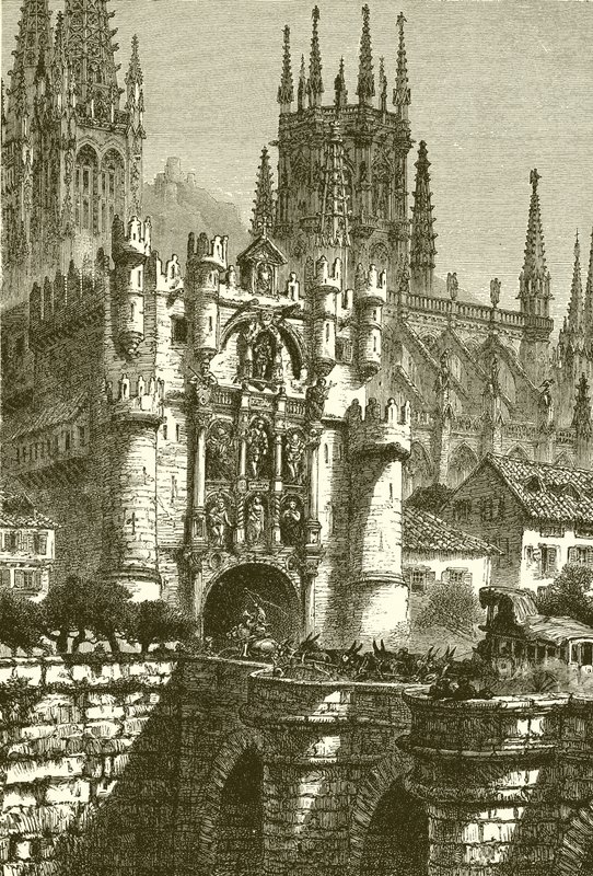 Burgos door French School