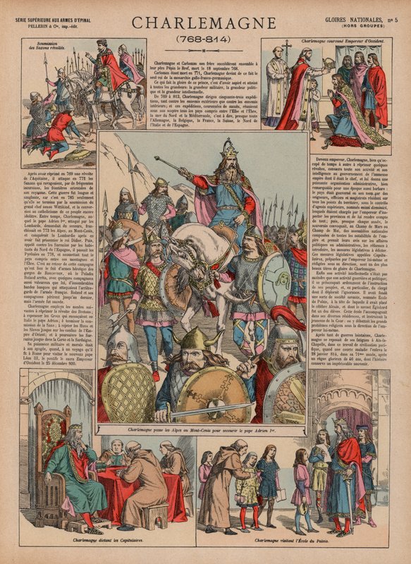Karel de Grote, 768-814 door French School