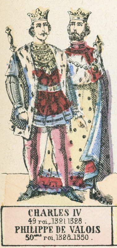 Karel IV, 49e koning door French School