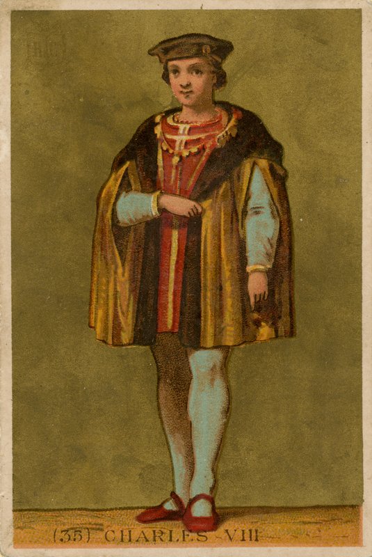 Karel VIII door French School