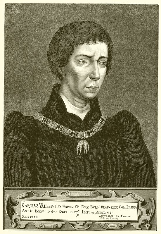 Karel de Stoute door French School