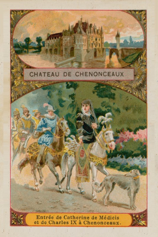 Kasteel van Chenonceaux door French School