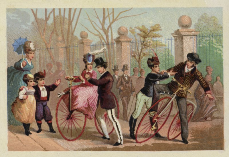 Fietsen door French School