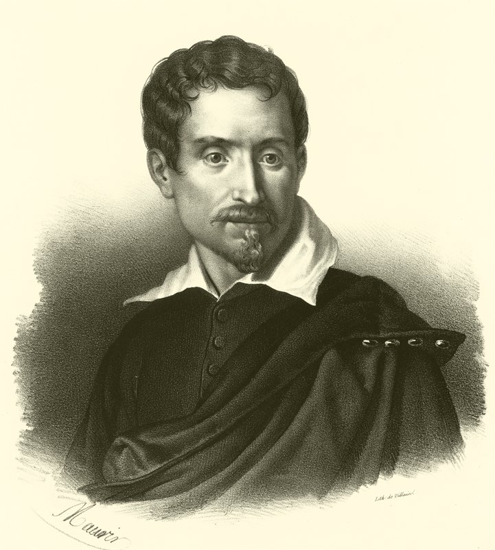 Domenico Zampieri, bekend als Domenichino, portret door French School