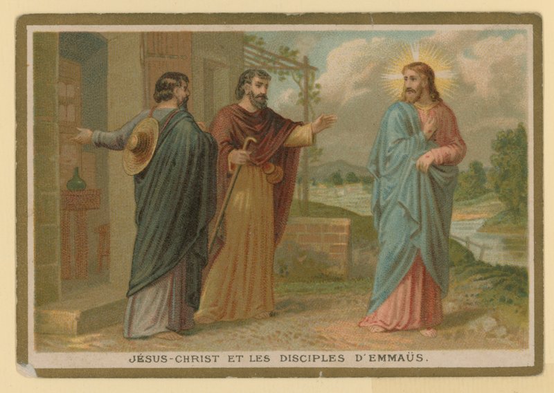 Episode uit het leven van Jezus Christus (chromolitho) door French School