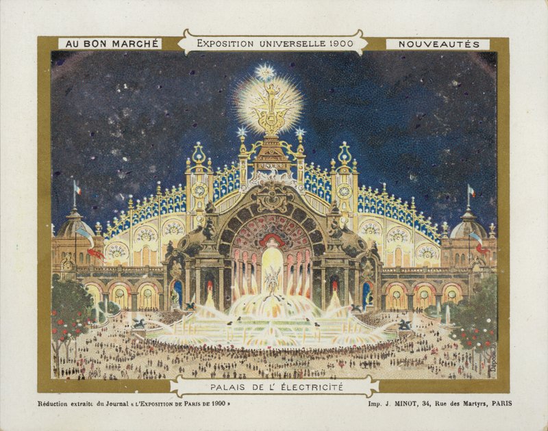 Exposition Universelle 1900 Elektriciteit door French School