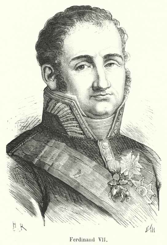 Ferdinand VII door French School
