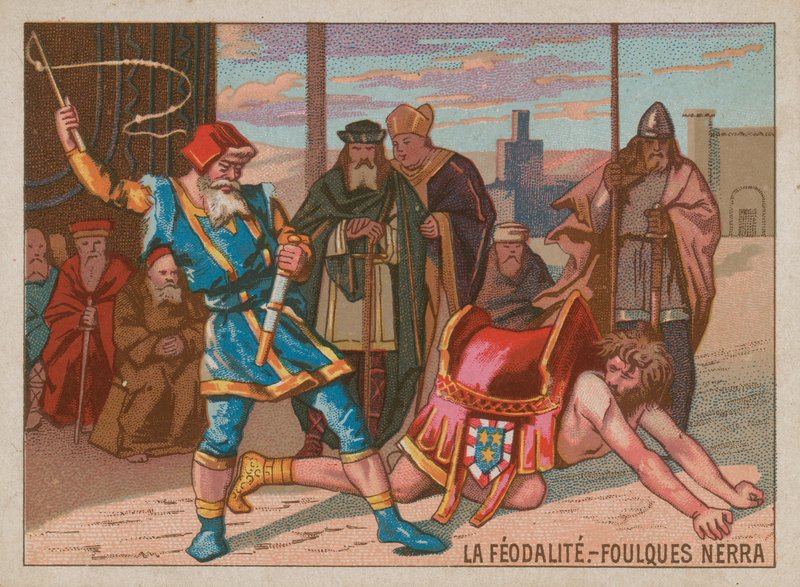 Feodalisme onder Fulk III Nerra door French School