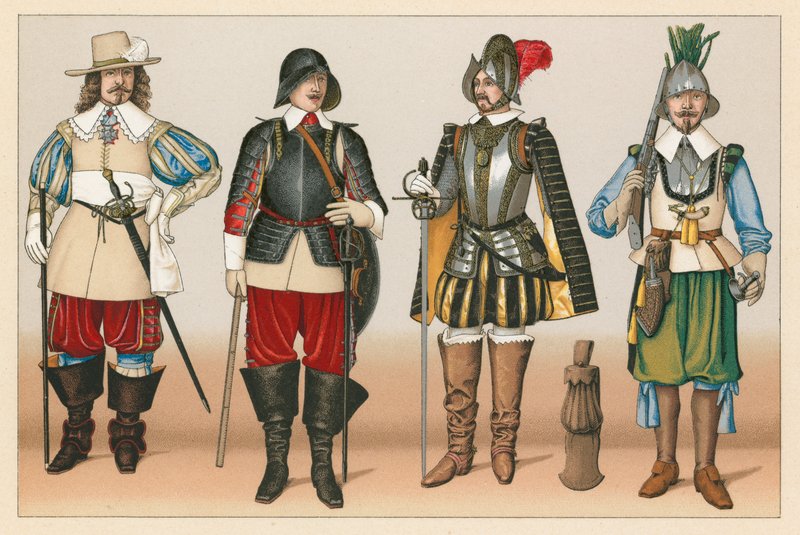 Frankrijk XVI-XVIIe eeuw Kostuum door French School