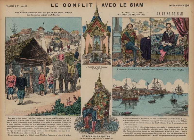 Frans-Siamese Oorlog, 1893 door French School