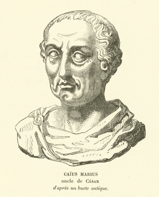 Gaius Marius, oom van Julius Caesar door French School