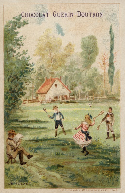 Badmintonspel door French School