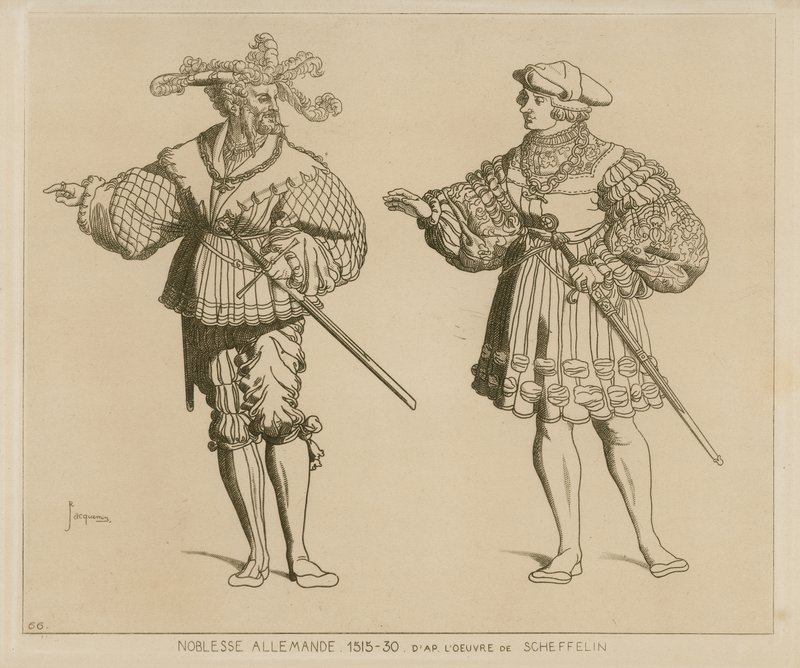 Duitse adel, 1515-30 door French School