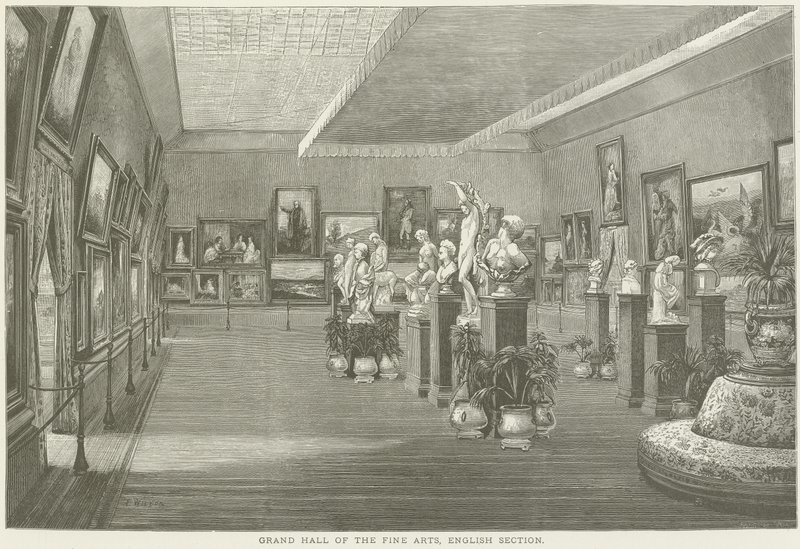 Grote Hal van de Schone Kunsten door French School