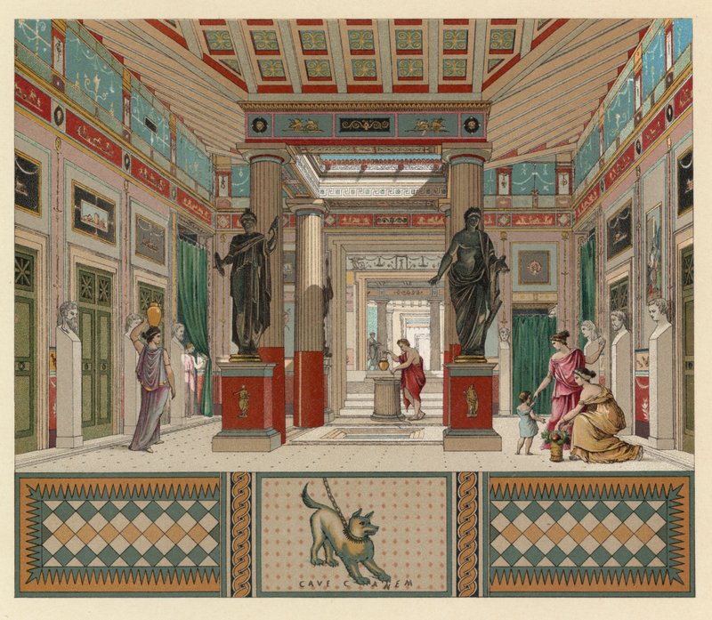 Grieks-Romeins kostuum door French School