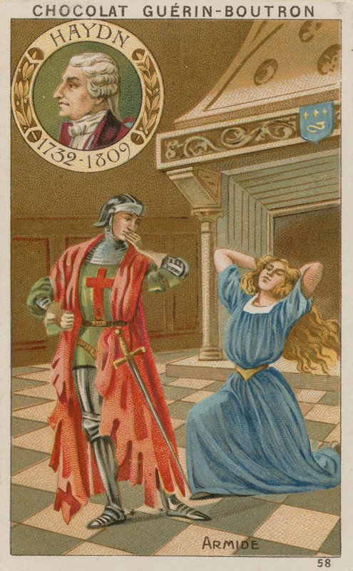 Armide door French School