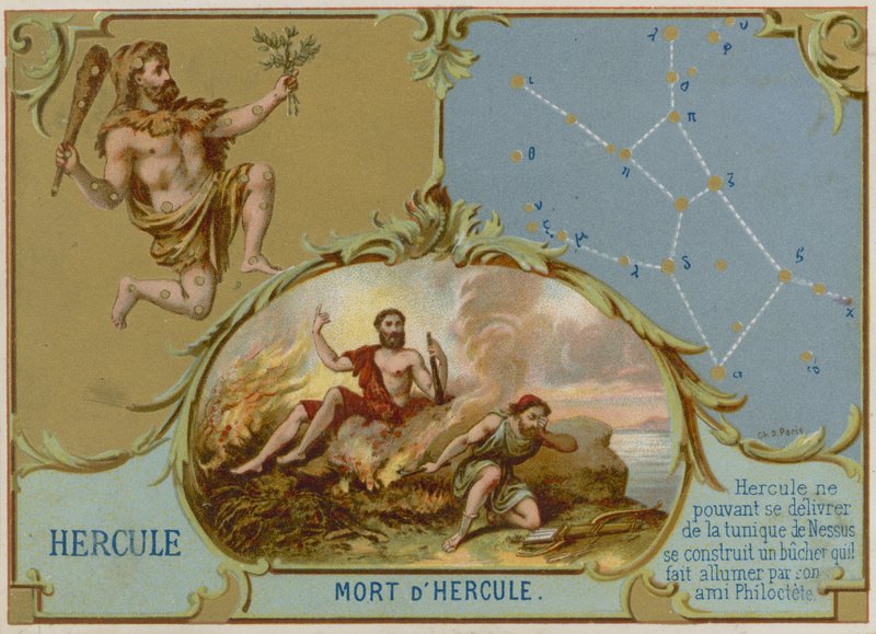 Hercules door French School
