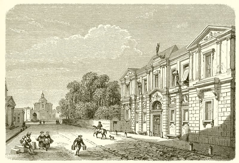 Hotel Carnavalet door French School