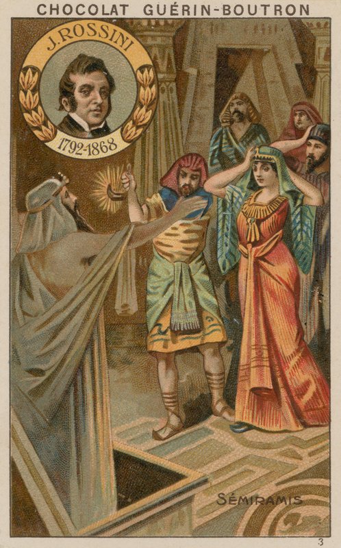 J Rossini, Semiramis door French School