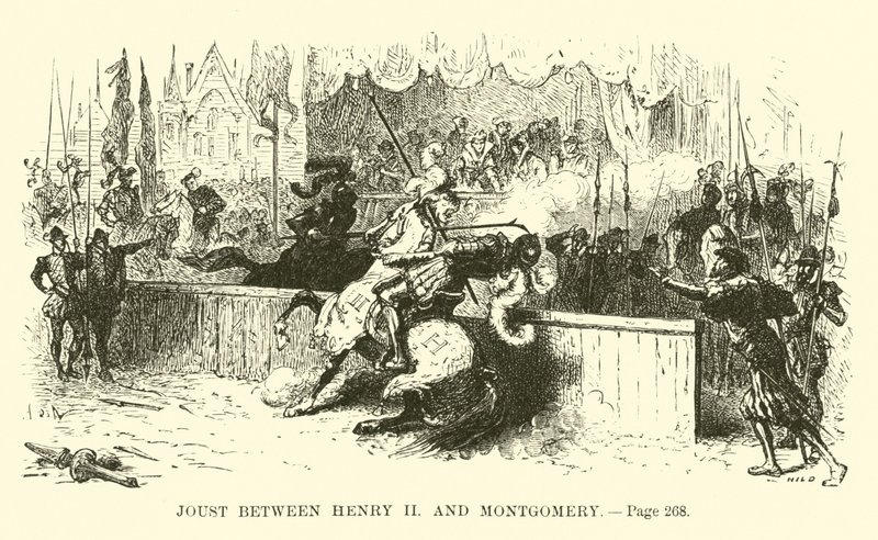 Tornooi tussen Hendrik II en Montgomery door French School