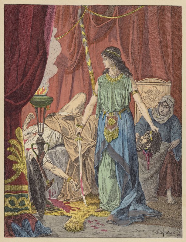 Judith en Holofernes door French School