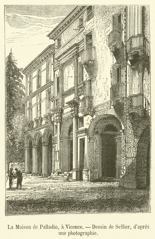 Het Huis van Palladio, Vicenza door French School
