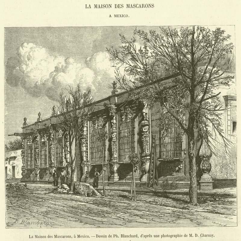 Het Huis van de Maskers, in Mexico door French School