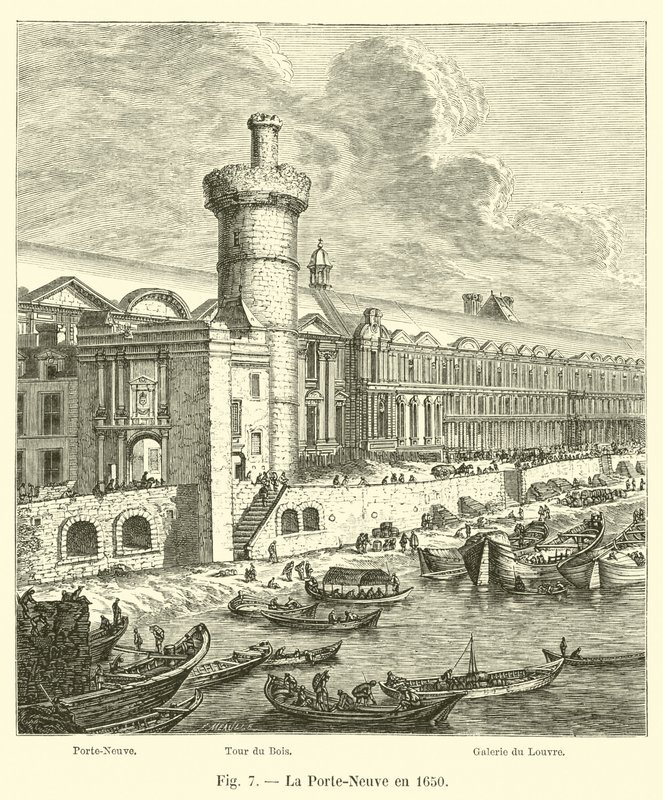 De Porte-Neuve in 1650 door French School