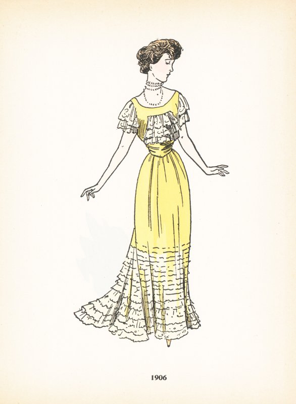 Damesmode, 1906 door French School