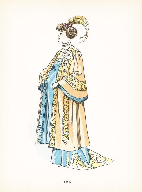 Damesmode, 1907 door French School