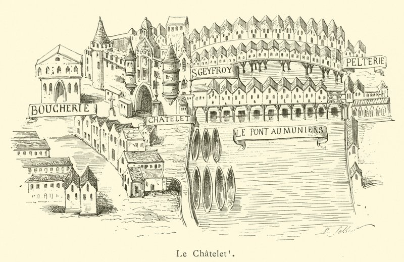 Le Chatelet door French School