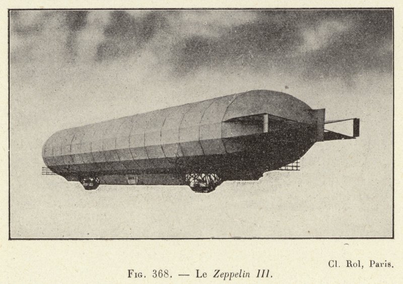 De Zeppelin III door French School