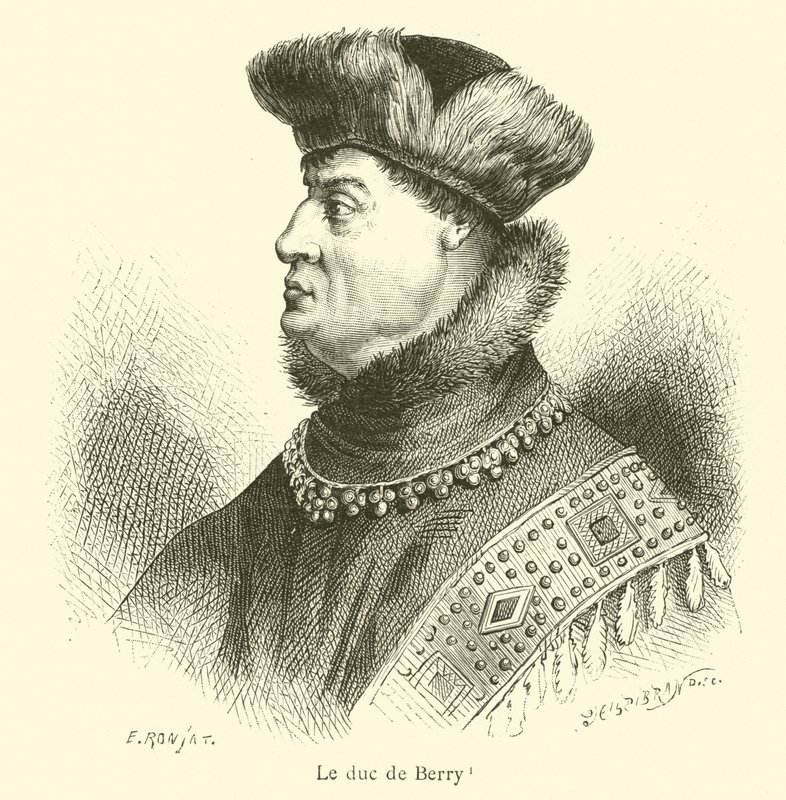 Hertog van Berry (gravure) door French School