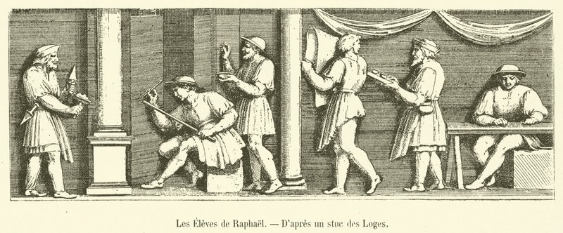 De leerlingen van Raphael door French School