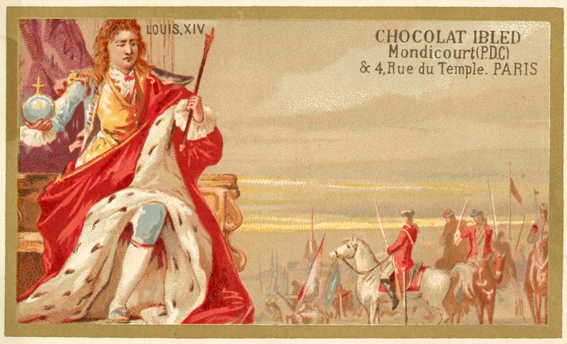 Lodewijk XIV van Frankrijk door French School