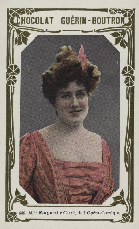 Mevrouw Marguerite Carre, van de Opera-Comique door French School
