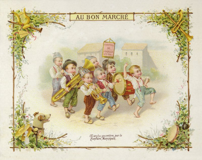 Marcherende kinderband door French School