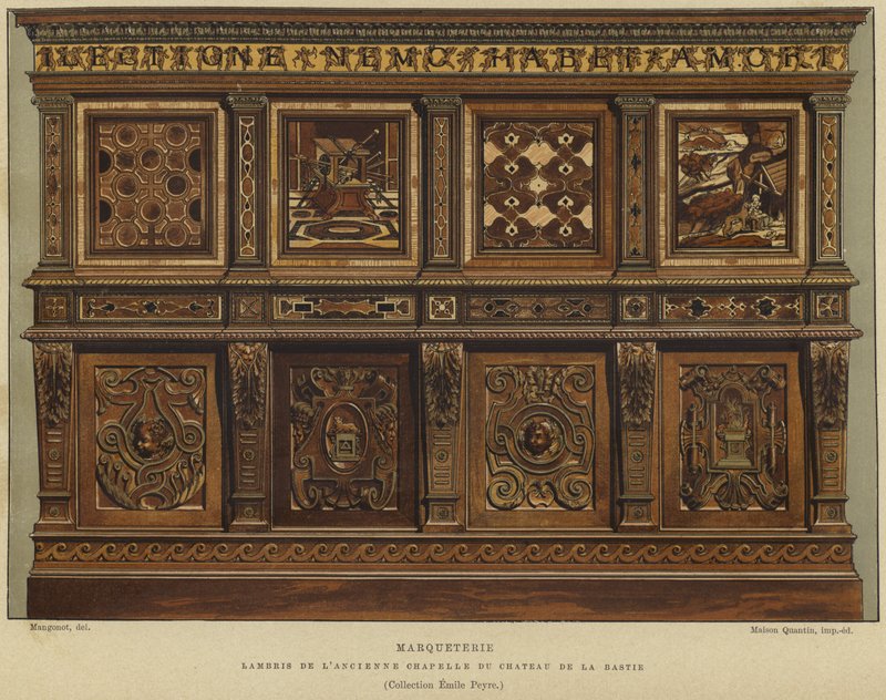 Intarsia door French School